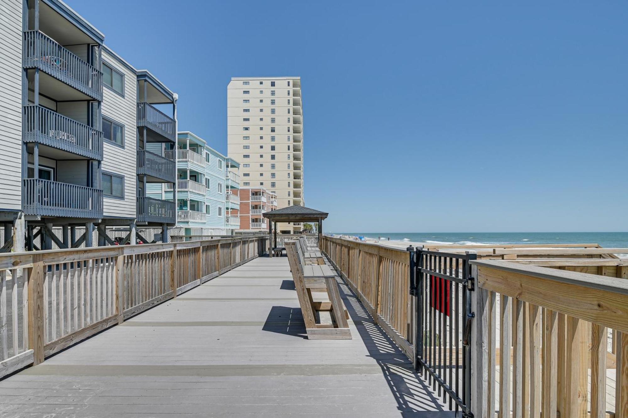 Coastal Condo On Beach With Community Pool Access! Myrtle Beach Luaran gambar